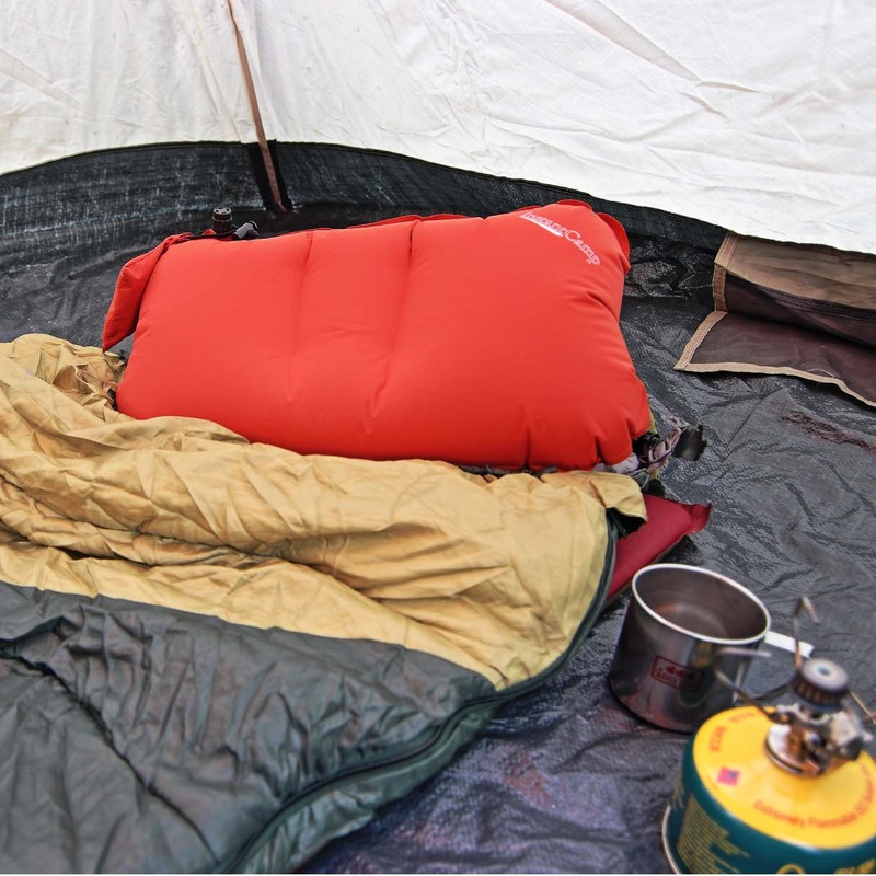 InstantCamp Ultra Light Inflatable Backpacking Travel Pillow - Compact, Ergonomic,