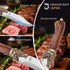 DRAGON RIOT Razor Sharp Chef Knife for Cooking, Hand Forged