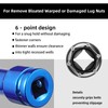 Greywolf 3 pcs Long Wheel Nut Socket Set，1/2 Inch Drive