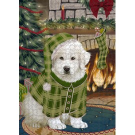 Doggie of The Day Great Pyrenees Dogs - Stocking Hung - Jigsaw Puzzle for Adults - Interlocking Puzzle Game Artwork - Gift for Dog Lovers, 200 pcs. DOTD200PZLE4195