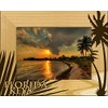 Saddle Mountain Souvenir Florida Keys Laser Engraved Wood Picture Frame