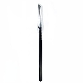 Rascador de Pies Cuchillo Manicura Pedicura Herramienta de Pedicura Rascador Kit Manicura Raspador Limpiador de Acero Inoxidable Cuidado de Pies Callos Exfoliante (Negro)