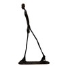 Generic Giacometti Statue Sculpture Walking Man Real Bronze Replica Vintage