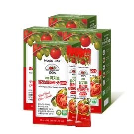 Nutri D Day Real 100% NFC Juiced Organic Olive Tomato Stick Allto Shot x 4 Total 56 packs / 뉴트리디데이 리얼 100% NFC 착즙 유기농 올리브토마토 스틱 올토샷 x 4개 총56포