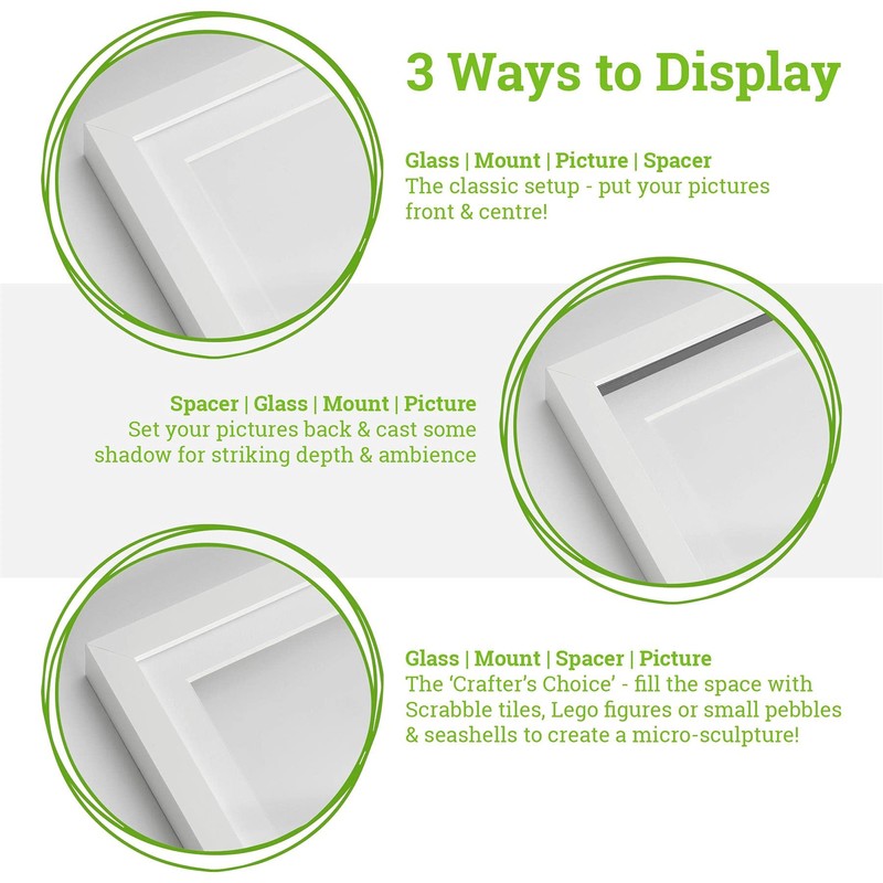 Nicola Spring 1x White 8'' x 10'' 3D Box Photo