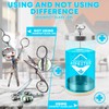 Barber Disinfectant Jar (30 oz) With Stainless Steel Tray and