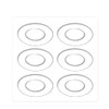 18Pcs 3Pack Clear Silicone Round Foot Corn Rings Gel Cushions