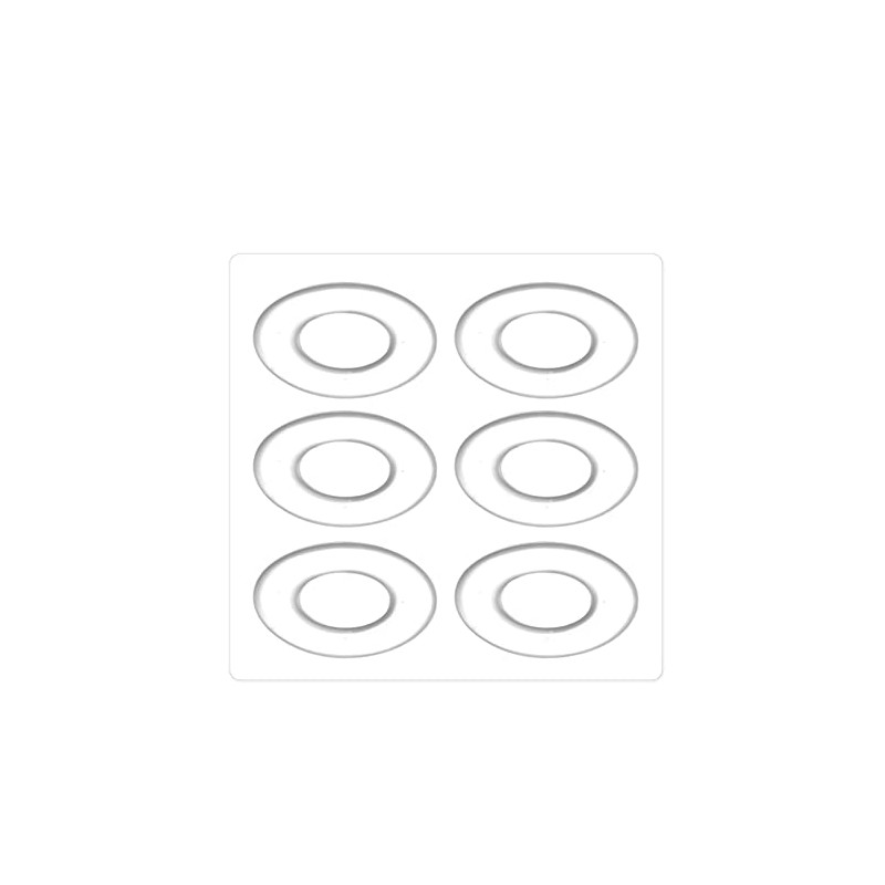 18Pcs 3Pack Clear Silicone Round Foot Corn Rings Gel Cushions