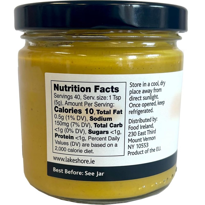Lakeshore Strong Irish Mustard 7.7 oz. jar