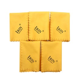 Alnicov 5PCS Polishing Cleaning Cloth，for Musical Instrument Guitar Violin Piano Clarinet Trumpet Sax