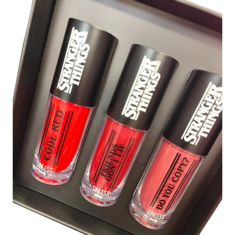 Labiales Matte Stranger Things Sinless Beauty Set Labial Lip Kit