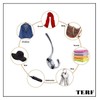 TERF® Polished Chrome Double Wall Mounted & Door Hooks Hat