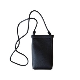 mauve Smartphone Shoulder Women's Compact Mini Bag, Simple Design, Lightweight, Stylish, Travel, Driving, Bicycle, Casual Bag, Black