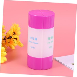 Healeved 4-in-1 Leakproof Travel Bottle Set 60ml Shampoo Lotion Dispenser Pp Material Portable Toiletries Container for Travel Camping Outdoor