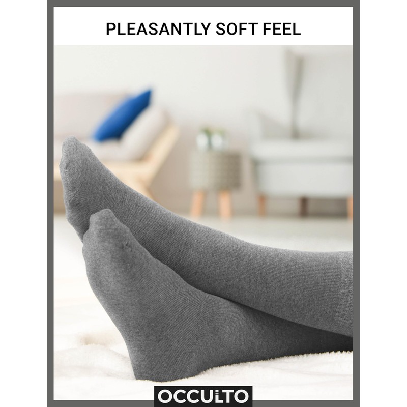 Occulto Men 100% Cotton Socks Pack of 10-20 (Model: Ingo)