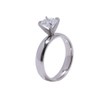 LuckyLy – Anillo de Compromiso para Mujer, Zirconia Cúbica de