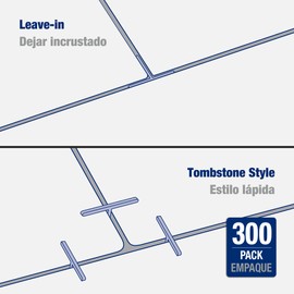 QEP 1/16" T Tile Spacers (300 Pack)
