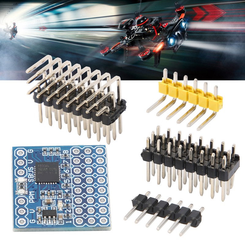 RC Drone Receiver 8CH Signal Converter Module for PPM/PWM/SBUS for