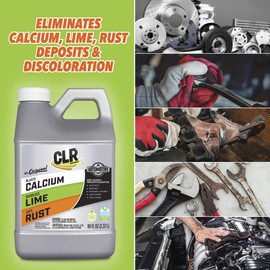 CLR Brands® Automotive Calcium, Lime & Rust Remover, Cleaner for Multiple Surfaces, EPA Safer Choice Certified, Ammonia, Phosphate and Bleach Free Cleaner, 80 Oz