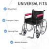 SPRING SEAON Wheelchair Armrest Covers 2 Pack Soft Memory Foam