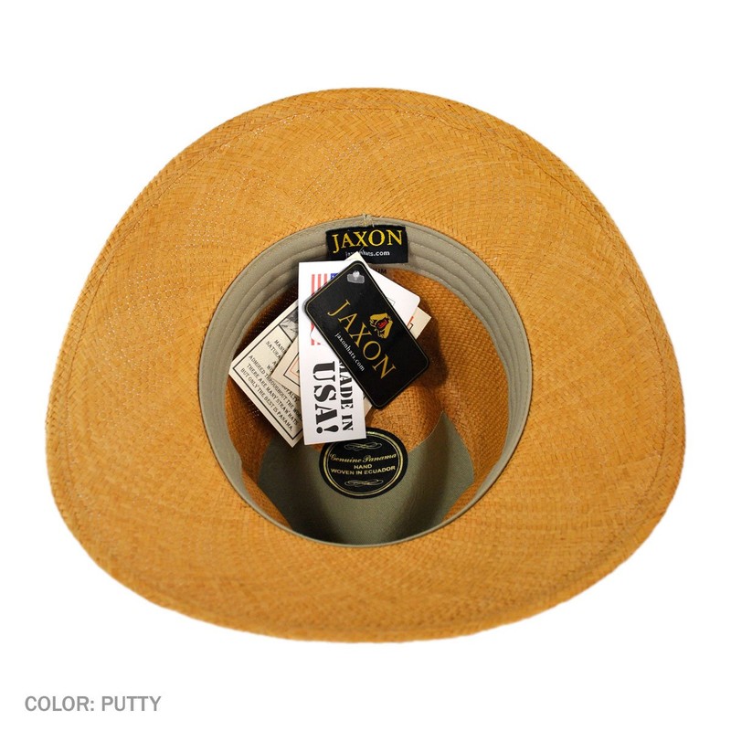 Jaxon MJ Panama Straw Outback Hat (Medium, Putty)