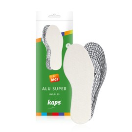 Kaps Alu Super Kids, Plantillas Termicas para Niños, Plantillas Termicas Aislamiento Y Calidez, Plantilla Termica para Zapatos A Medida, Todos Los Tamaños, Hecho En Europa, 1 Par