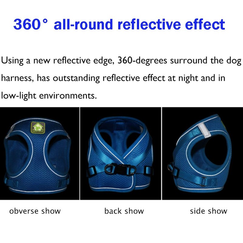 FEimaX Dog Harness and Leash Set, No Pull Breathable Soft