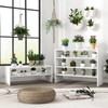 Tangkula 6-Tier Stackble Shoe Rack for Closet, Space Saving Wooden