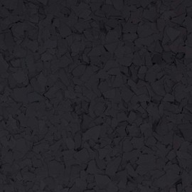 The Original Color Chips 1/4" Decorative Floor Coating Flakes for Epoxy Flooring - Enhances Interior/Exterior Surfaces - for Garages, Basements, Showrooms - Solid Colors (20 Pounds, Black)