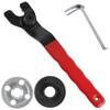 JONMON Grinder Wrench, Universal Adjustable Lock-Nut Pin Angle Spanner with