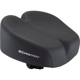 Schwinn No Pressure Bicycle Bike Seat Ergonomic Noseless Bicycle Saddle Soft Wide Large