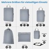 MEUVO Compression Packing Cubes for Travel - Extremely Space-Saving Suitcase