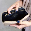 SWINGPLUS Long Wallet, Compact Wallet, Round Zipper, Genuine Leather, Floor