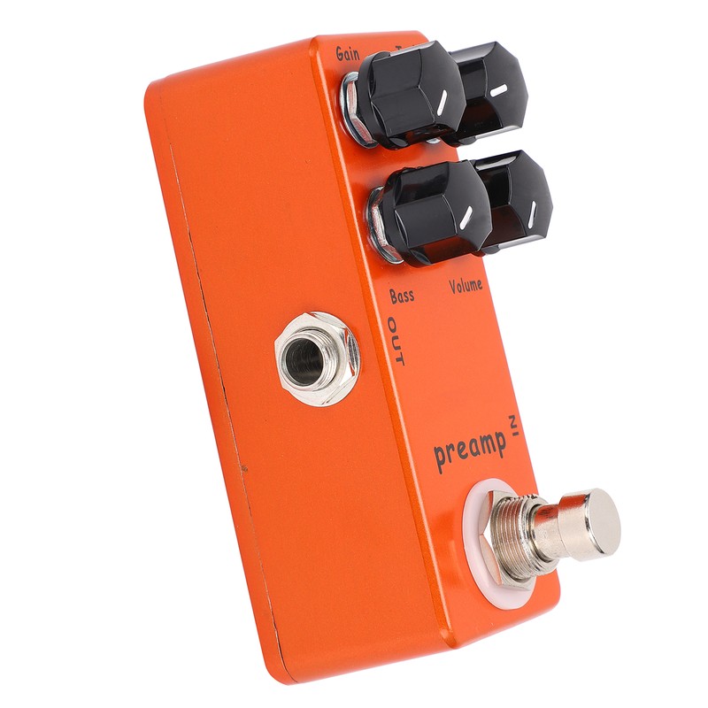 Preamp Guitar Effect Pedal Override B Box True Bypass Instrument