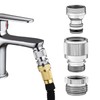 Brass Sink Faucet to Garden Hose Adapter – Quick Connect