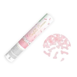 PartyDeco Confetti Cannon 20 cm Pink