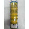 San Marcos de Leon unscented Yellow Pillar Candle in Glass