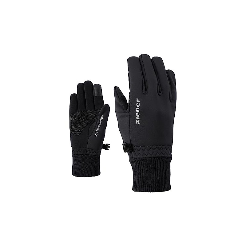 Ziener Junior Boys'Gloves Lidealist WS Multisport Gloves Black black Size:3