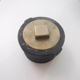 Jones Stephens 3" Jones Stephens No Hub Cleanout W/2-1/2" Raised Head Plug C38403
