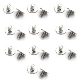 SaveSooo Screws M3 Countersunk Screws M3*5mm, 20pcs 304 Stainless Steel Flat Round Head