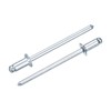 sourcing map 100Pcs 1/8"x1/4" Countersunk Head Blind Rivets, Zinc-Plated Carbon