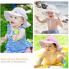 Baby Girl Sun Hat Summer Foldable Beach Hats with UPF50+