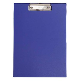 A4 Clipboard With Plastic Covering, Blue