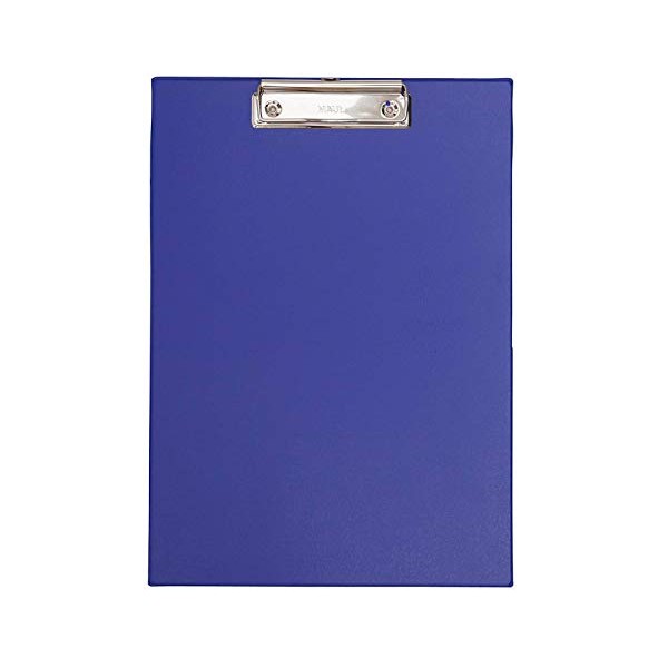 A4 Clipboard With Plastic Covering, Blue