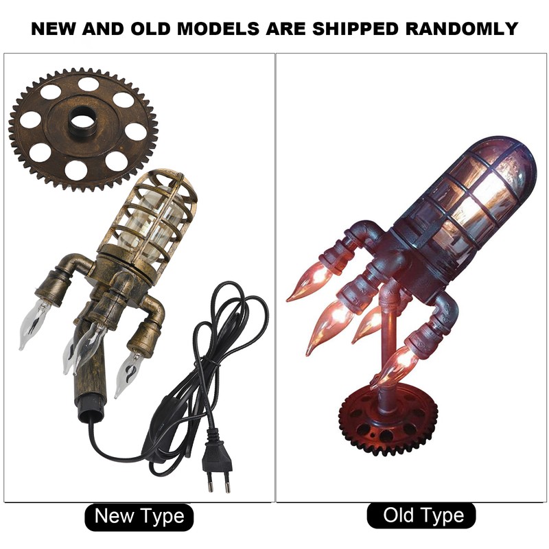 Steampunk Lamp Industrial Steampunk Lamp Night Light Home Decoration for
