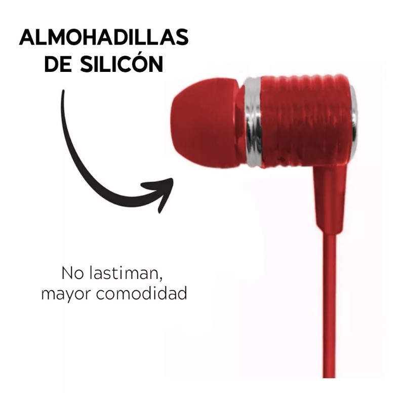 Maíz Audifonos Alambricos Celular Manos Libres Microfono In Ear