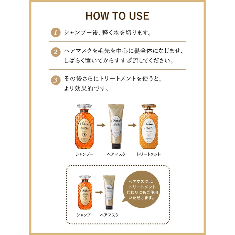 Diane Hair Mask [Straight] Floral & Berry Scent Perfect Beauty