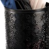 Gloserin Metal Round Umbrella Stand Rack,Free Standing Umbrella Holder Bin,