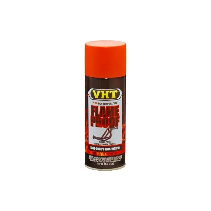 VHT SP114 FlameProof Coating Flat Orange Paint Can - 11
