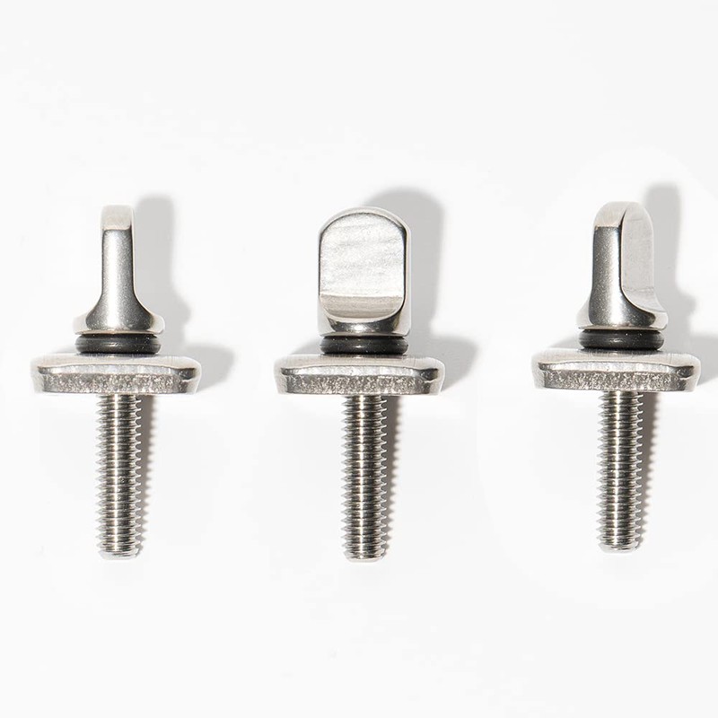 HEYTUR No Tool Stainless Steel Fin Screw for Longboard and